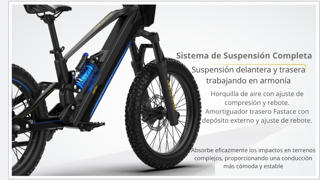 Características Bicicleta eléctrica RFN ZIP 20